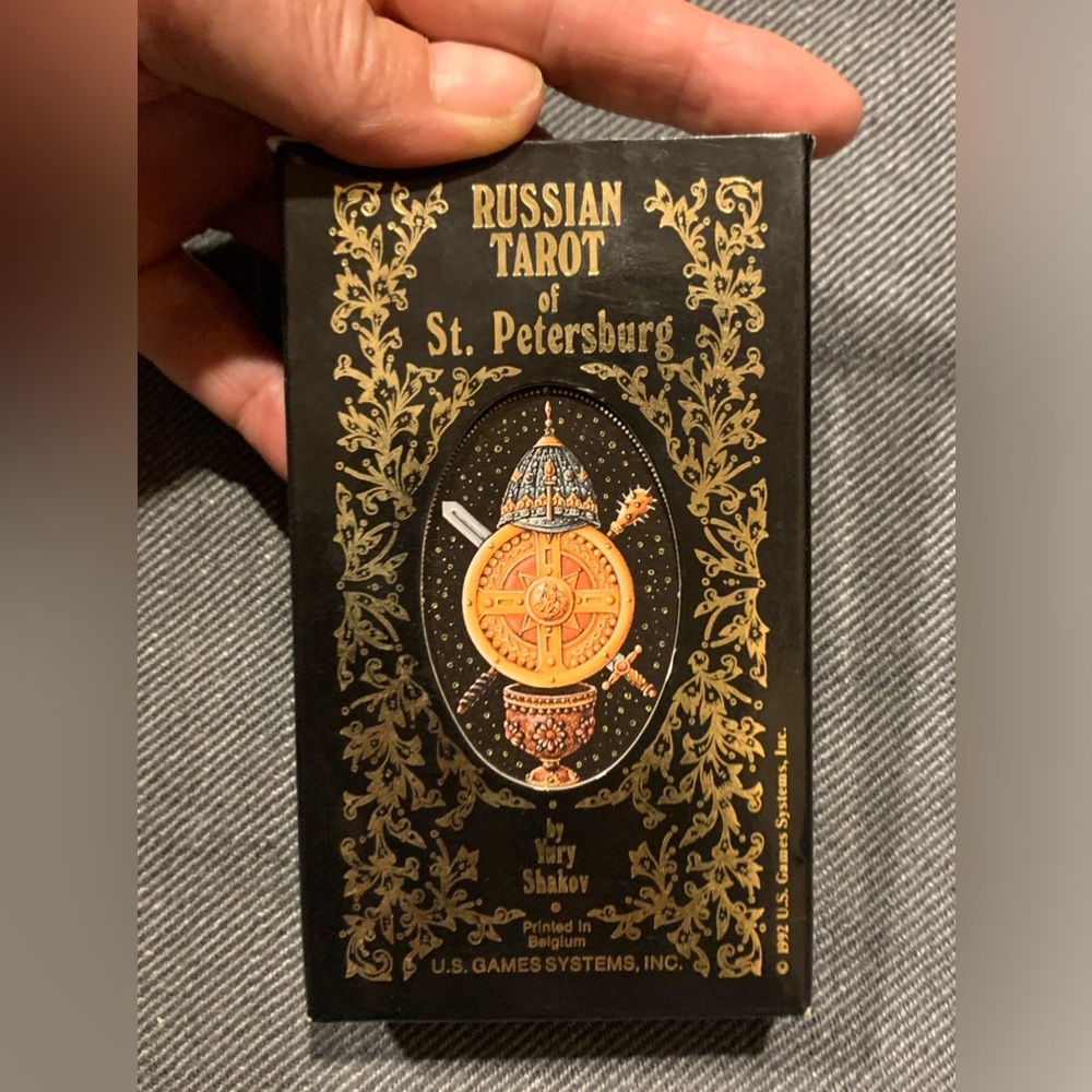 Vintage 1st Edition Russian Tarot Cards of St. Petersburg.